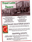 Trout Lake Tavern menu