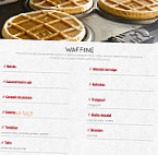 Waffle Factory menu