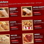 Kfc Cardápio