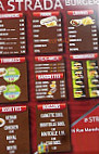 La Strada Burger menu