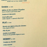 L'insensé Cardápio