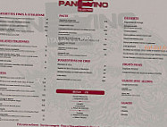 Pane E Vino menu