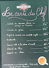 Le Corq'Odile menu