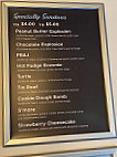 Creemee Ice Cream Parlor menu