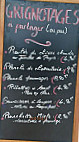 Café Saint Aubin menu
