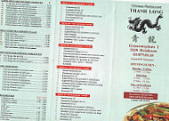 Thanh Long menu