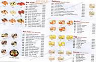 New Ichiban Sushi menu