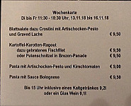 Caffe' 42 menu