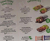 Zambrero menu