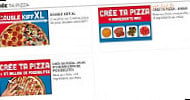 Domino's Pizza menu