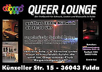 Queer Lounge menu