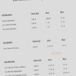 L'imprévu Cardápio