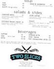 Two Slices menu