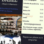 Chez Babel Cardápio