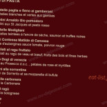 L'amarone Cardápio