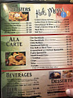 Dona Carmen's menu