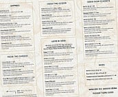 Swan View Tavern menu