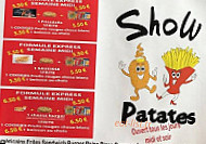 Show Patates menu
