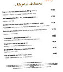 Restaurant Kastenwald menu