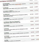 Le Kiosque à Pizzas menu