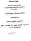 Cafe Bunna menu