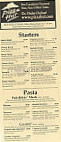 Eddie's Pizza Palace menu