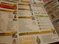 100 Montaditos menu