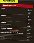 Albanais Fringale menu