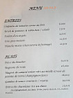 Le Chabada menu