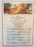 Charlies Fine Food Spirits Llc menu
