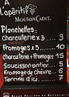 Chez Roger menu