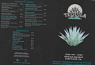 Tequila Mexican menu