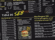 Anthony's la table de Seb menu