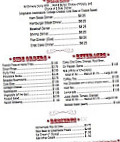 Kountry Kitchen menu