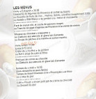 L'estagnol menu