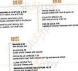 Casa Brindisa South Kensington menu