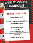 Lake St Joseph Light House menu