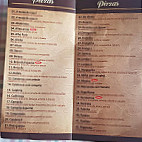 Mozzarella Pizzaria menu