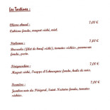 L'hexagone Cardápio