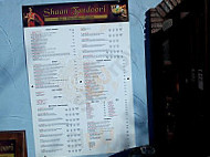 Shaan Tandoori menu