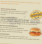 A W All-american Food menu