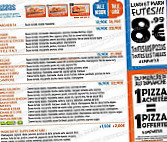 Molly Jefferson's Pizza menu