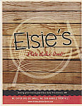 Elsie's menu