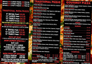 SA Smokin Pizza menu