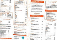 Javabean Cafe menu