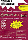 Saveurs De L'inde menu