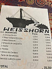 Weisshorn menu