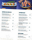 Zephyr Seafood Nikkei menu