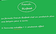 French Biofood menu