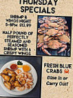 Jimmy Joy's Log Cabin Inn menu